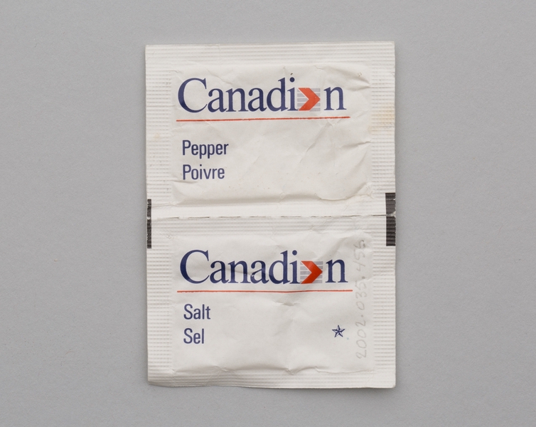 Image: salt and pepper packets: Canadian Pacific Airlines