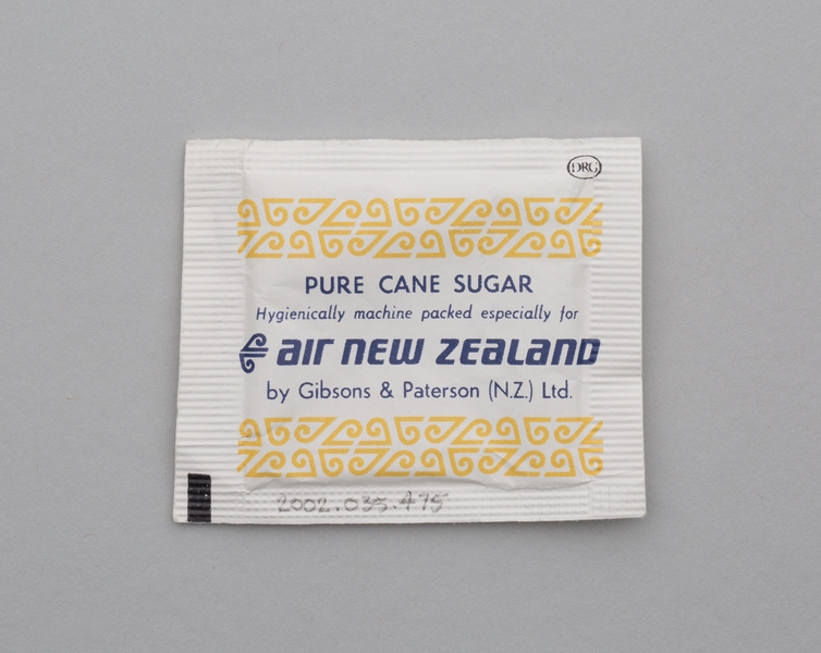 Image: sugar packet: Air New Zealand
