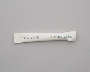 Image: sugar packet: Cathay Pacific Airways