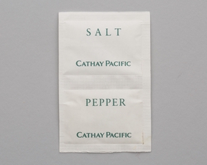 Image: salt and pepper packets: Cathay Pacific Airways