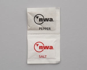 Image: salt and pepper packet: Northwest Airlines