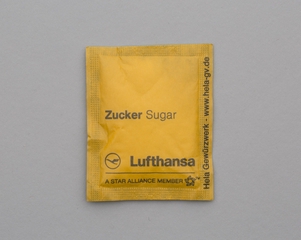 Image: sugar packet: Lufthansa