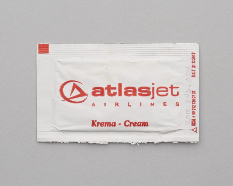 Image: creamer packet: Atlasjet Airlines