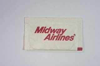 Image: sugar packet: Midway Airlines