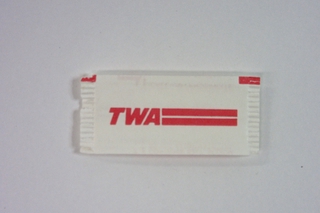 Image: salt packet: TWA (Trans World Airlines)