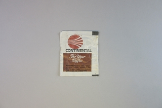 Image: creamer packet: Continental Airlines