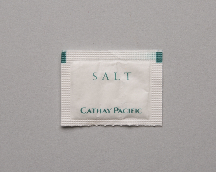 Image: salt packet: Cathay Pacific Airways