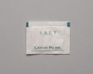 Image: salt packet: Cathay Pacific Airways