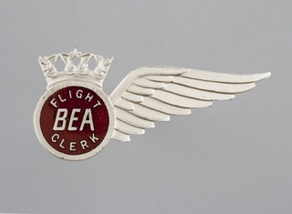 Image: flight clerk wing: British European Airways (BEA)