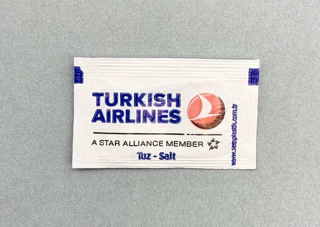 Salt packet: Turkish Airlines