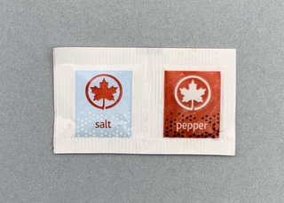 Image: salt and pepper packets: Air Canada