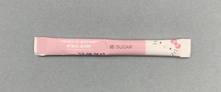 Image: sugar packet: EVA Air, Hello Kitty Jet service