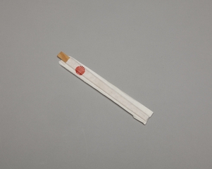 Image: chopsticks with sleeve: Continental Airlines