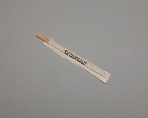 Image: chopsticks with sleeve: Continental Airlines/Air Micronesia