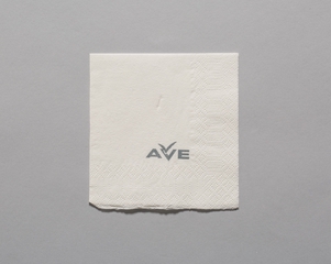 Image: cocktail napkin: AVE