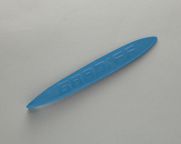 Objects | swizzle stick: Braniff International | SFO Museum