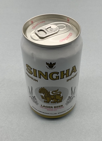 Can of beer: Thai Airways