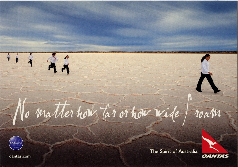 Image: postcard set: Qantas Airways