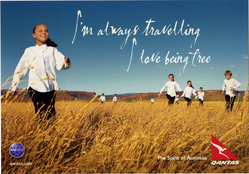 Image: postcard set: Qantas Airways