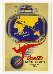 Image: postcard: Qantas Empire Airways