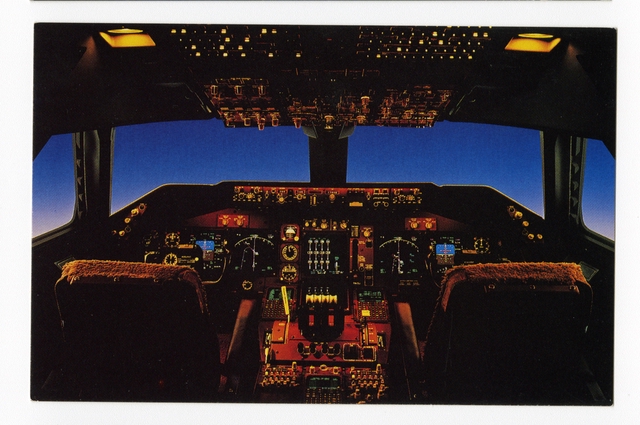 Postcard: Qantas Airways, Boeing 747-400