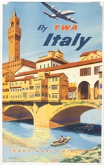 Image: poster: TWA (Trans World Airlines), Italy