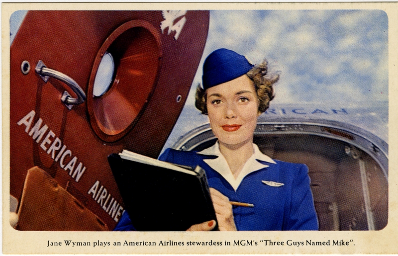 Image: postcard: American Airlines