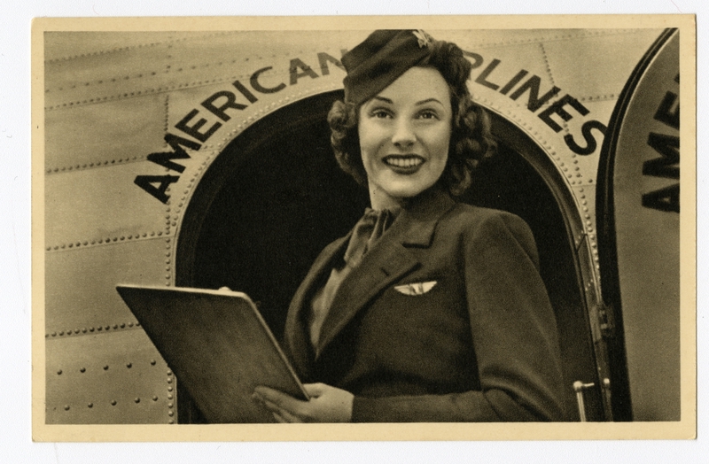 Image: postcard: American Airlines