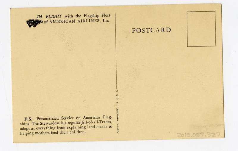 Image: postcard: American Airlines