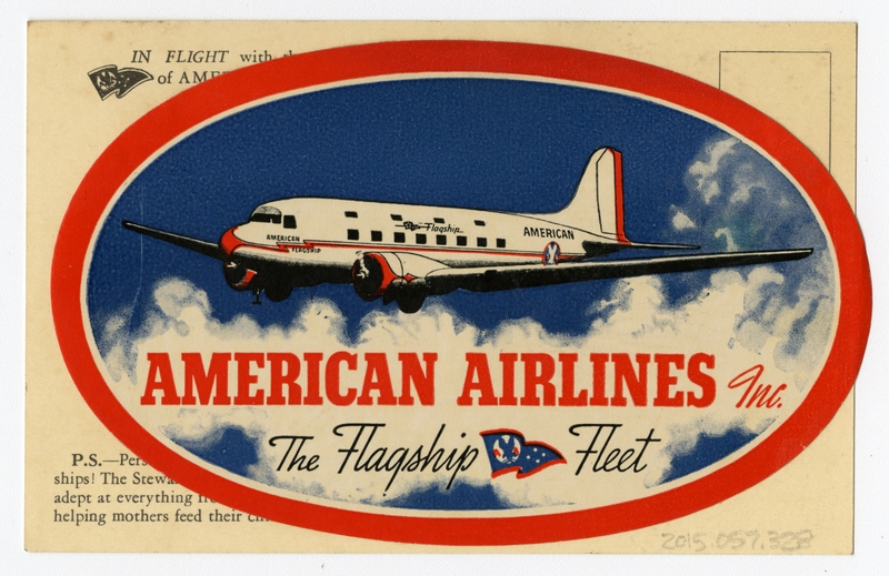 Image: postcard: American Airlines