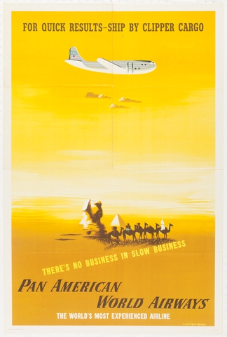 Poster: Pan American World Airways, Clipper Cargo