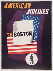 Image: poster: American Airlines, Boston