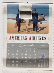 Image: wall calendar: American Airlines