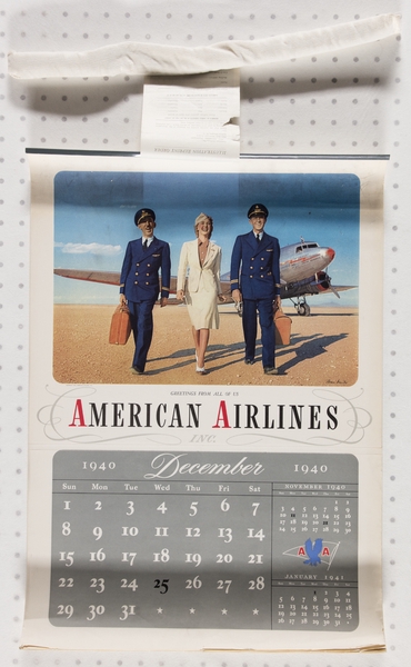 Image: wall calendar: American Airlines