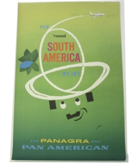 Image: poster: Panagra (Pan American-Grace Airways), Pan American World Airways, South America