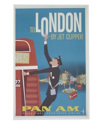 Image: poster: Pan American World Airways, London