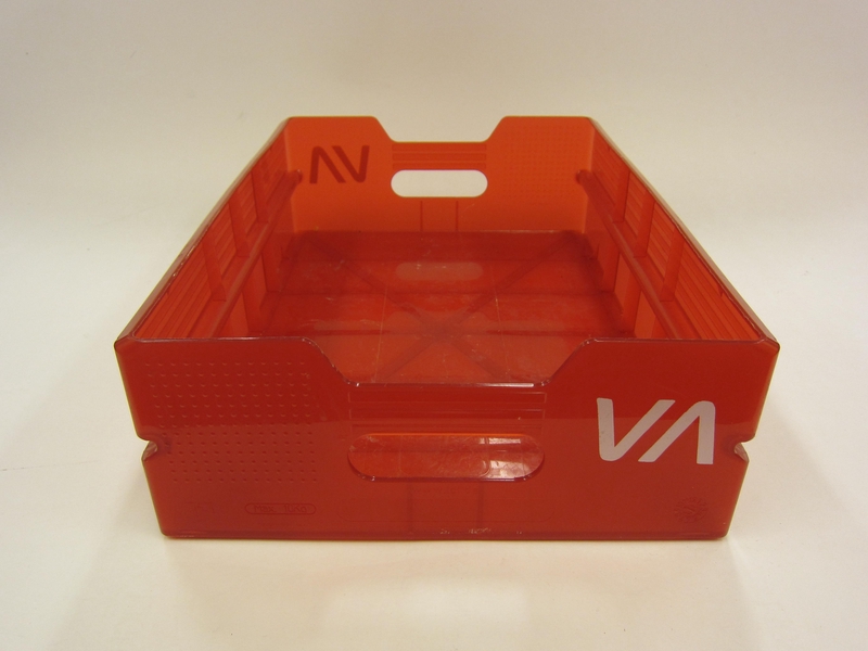 Image: beverage / snack service bin: Virgin America