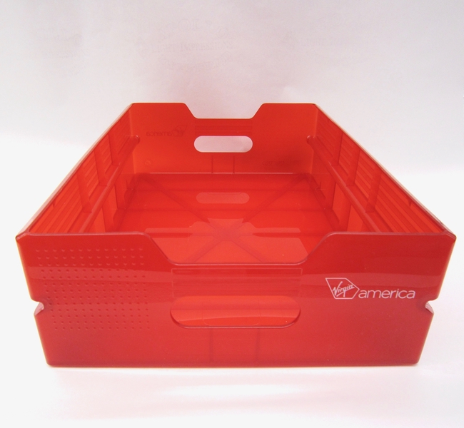 Image: beverage / snack bin: Virgin America