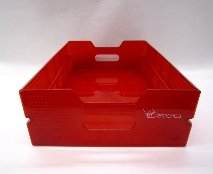 Image: beverage / snack bin: Virgin America