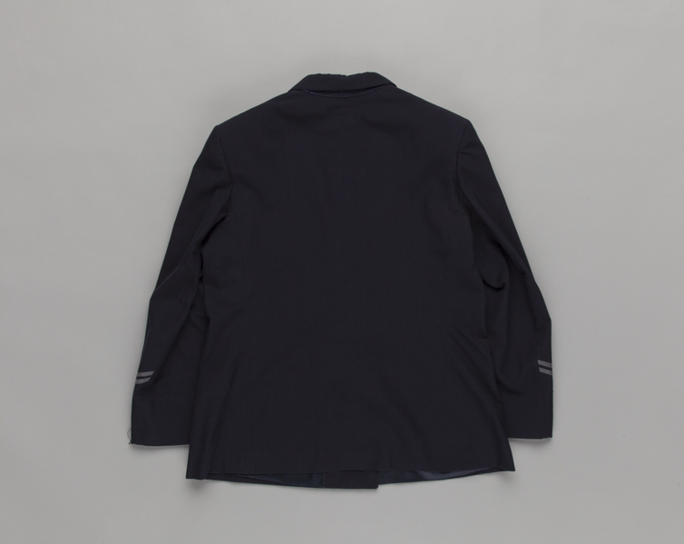 Image: flight attendant jacket: United Airlines