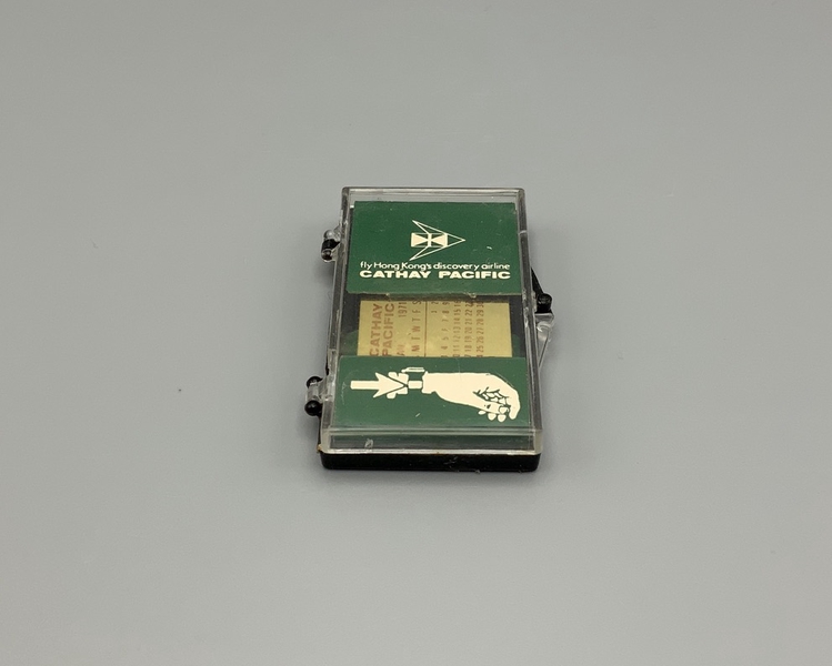 Image: watch band calendar set: Cathay Pacific Airways