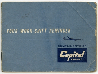 Image: day planner: Capital Airlines, Sandra L. Herrmann
