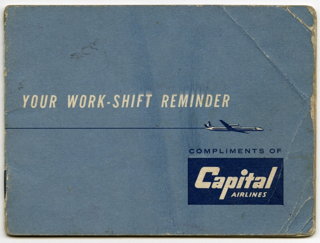 Day planner: Capital Airlines, Sandra L. Herrmann