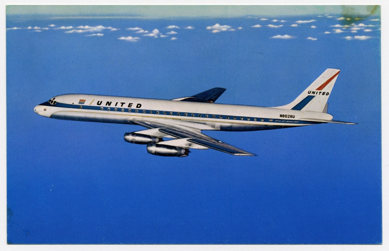 Image: souvenir autographs: United Air Lines, Sandra L. Herrmann, Kingston Trio