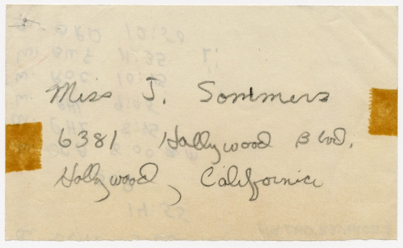 Image: souvenir autograph: United Air Lines, Sandra L. Herrmann, Joanie Sommers