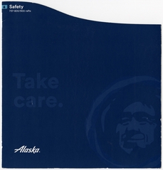 Image: safety information card: Alaska Airlines, Boeing 737-800/900