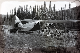 Image: negative: Pollack Flying Service, Bellanca CH-300, Alaska