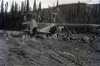 Image: negative: Pollack Flying Service, Bellanca CH-300, Alaska