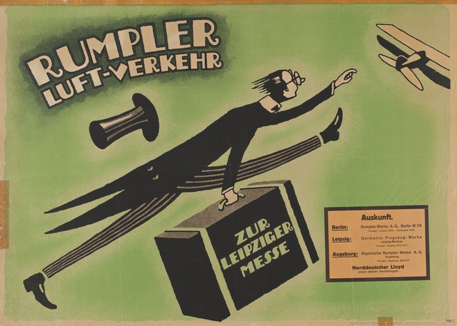 Poster: Rumpler Luft - Verkehr