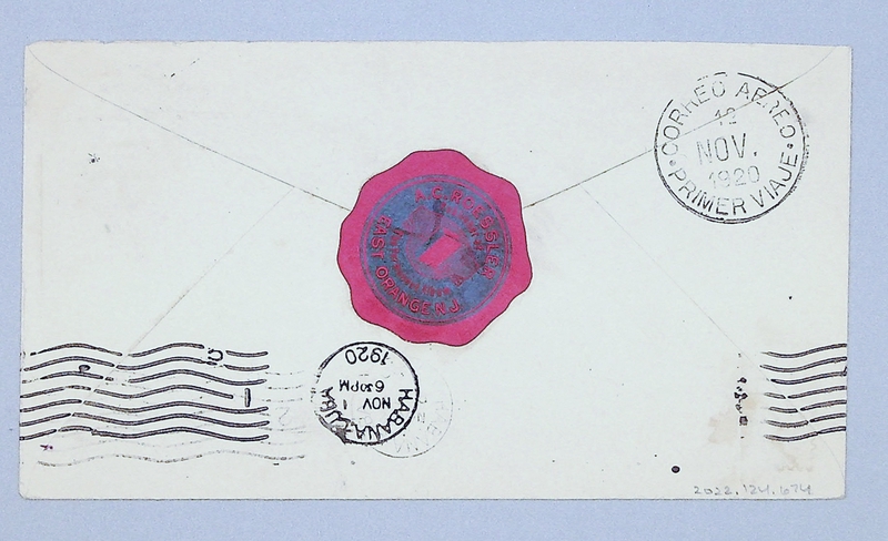 Image: airmail flight cover: Aeromarine West Indies Airways